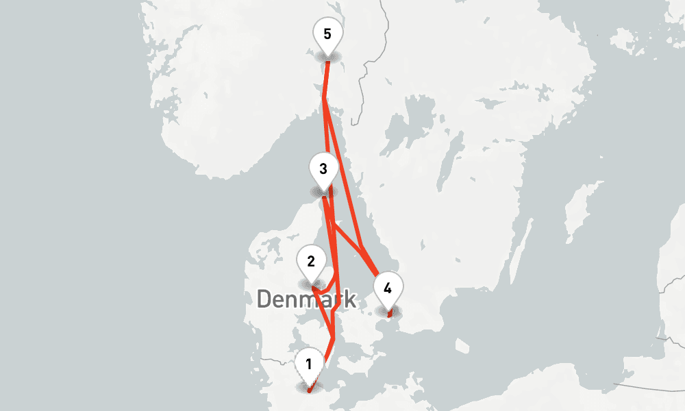 7 nights / 8 days, Kiel Round trip