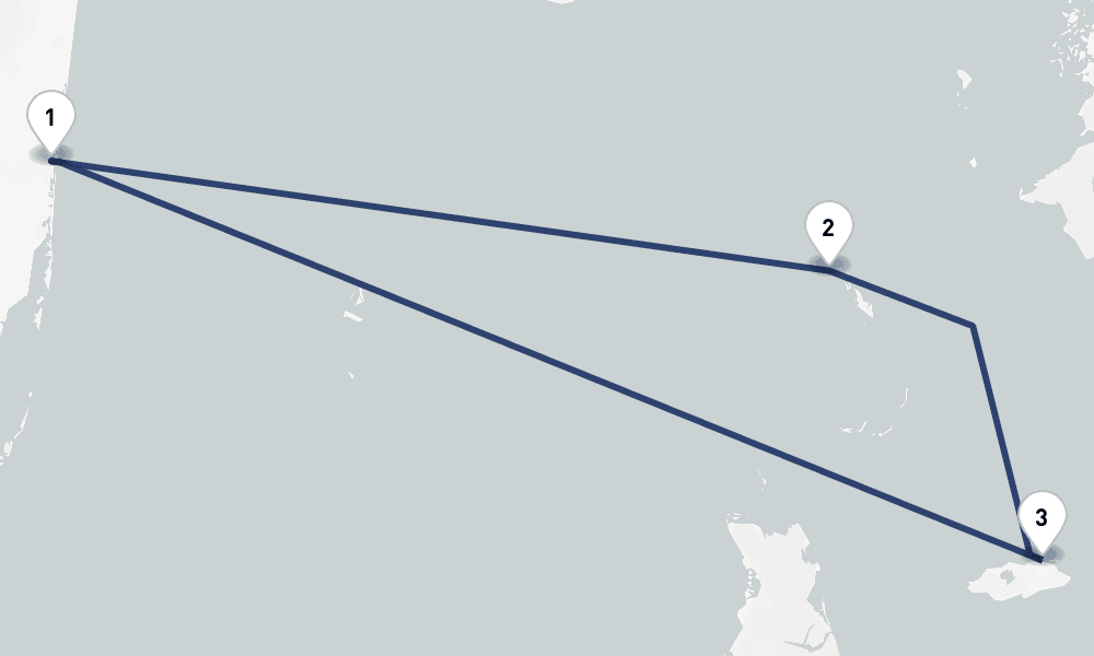 4 days, round-trip Bahamas Perfect Day 5日間