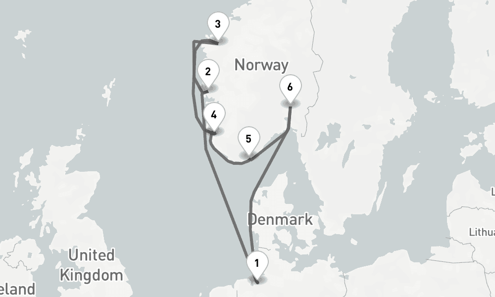 9 days, round-trip - Vielfalt Norwegens - AbBis Bremerhaven 10日間
