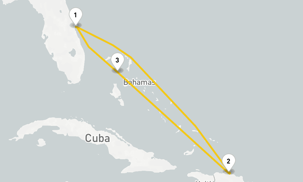 5 days, round-trip Eastern Caribbean Perfect Day 6日間