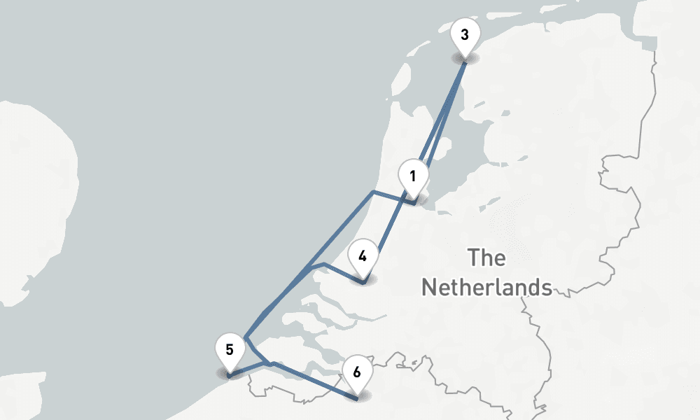 7 nights / 8 days, Amsterdam (Holland) Round trip