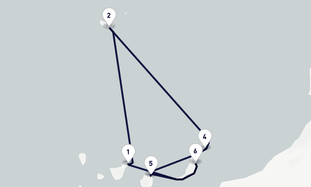 7 days, round-trip Canary Islands and Madeira 8日間