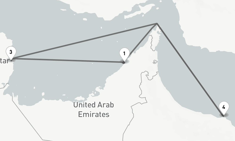 7 days, round-trip - Zauber Des Orients - AbBis Dubai 8日間