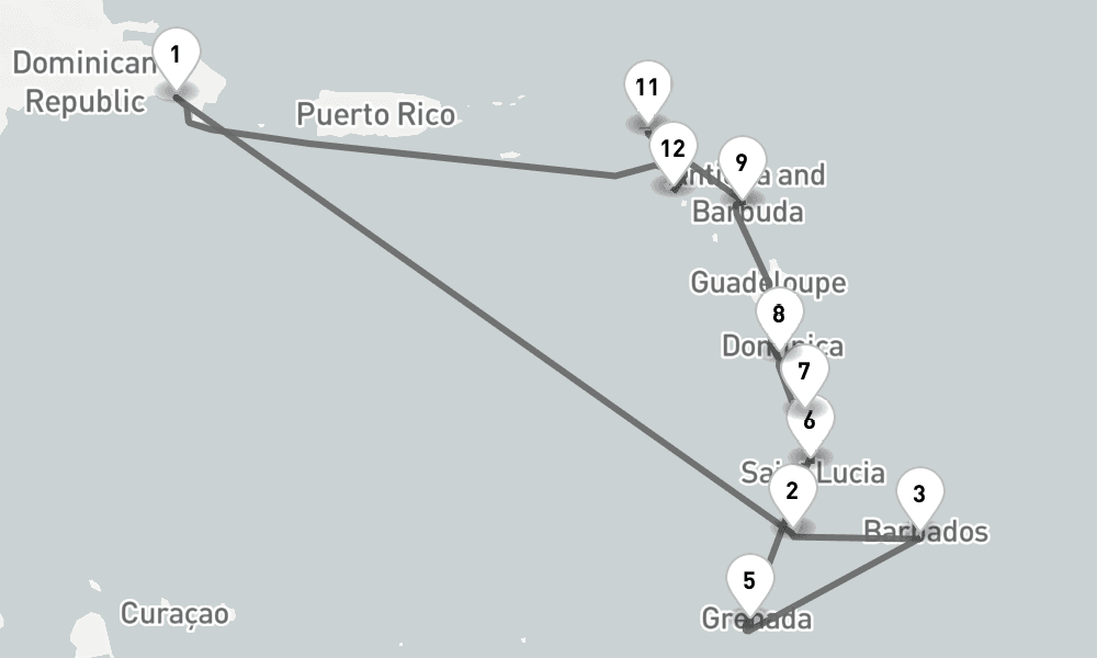 14 days, round-trip - Karibische Inseln - AbBis La Romana 15日間