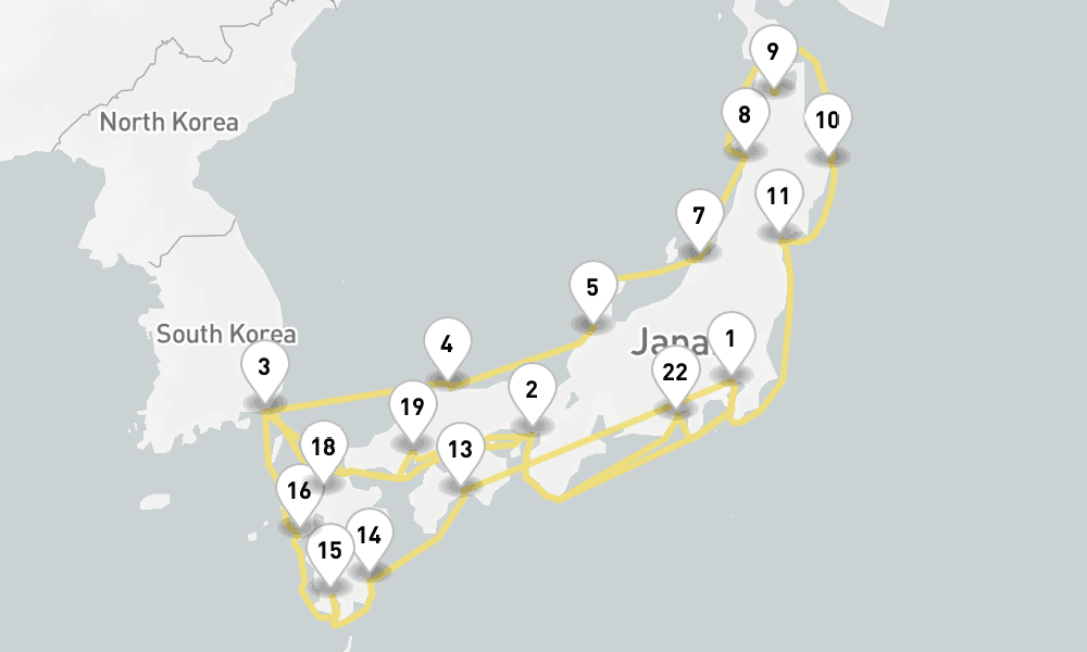 28 days, round-trip Japans Crafts Cherry Blossoms 29日間