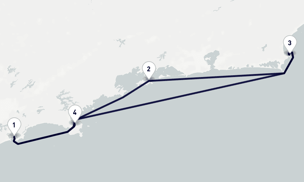 5 days, round-trip South America 6日間