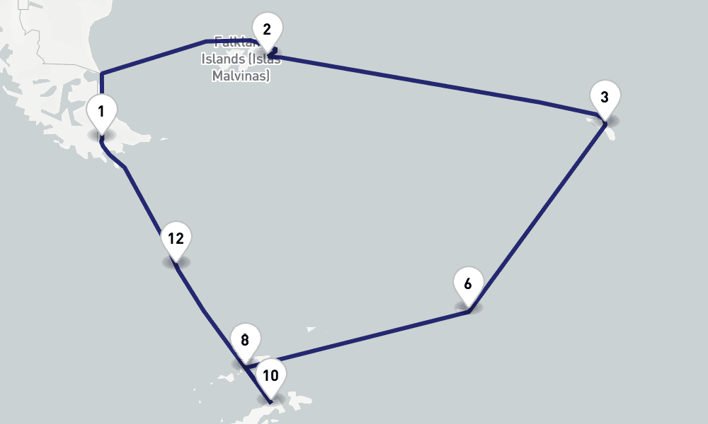 20 days, round-trip Antarctica 21日間