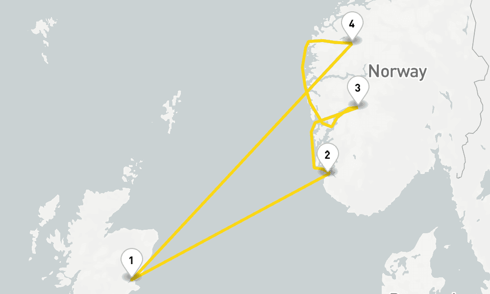 7 days, round-trip Summertime Fjordland 8日間