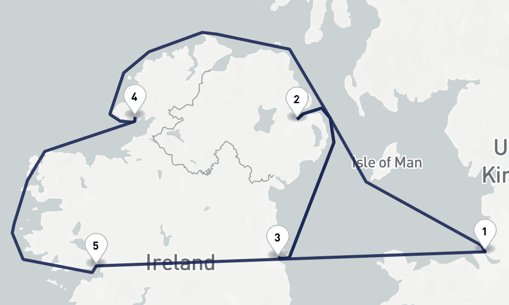 8 days, round-trip Scenic Landscapes of Ireland 9日間