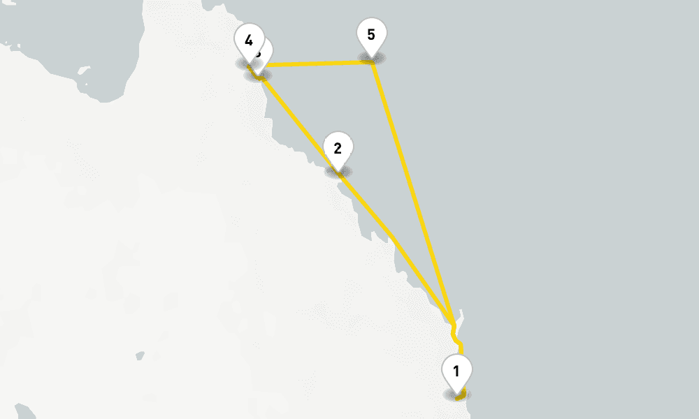 7 days, round-trip Great Barrier Reef 8日間
