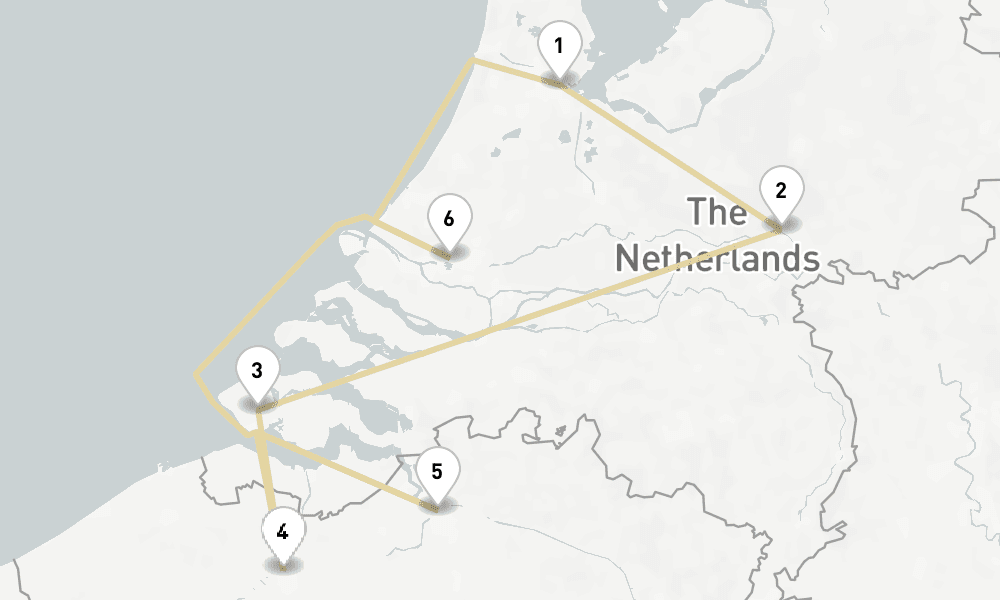 7 days, round-trip Rhine 8日間