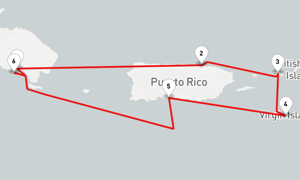 7 days, round-trip Tropical Isles 8日間