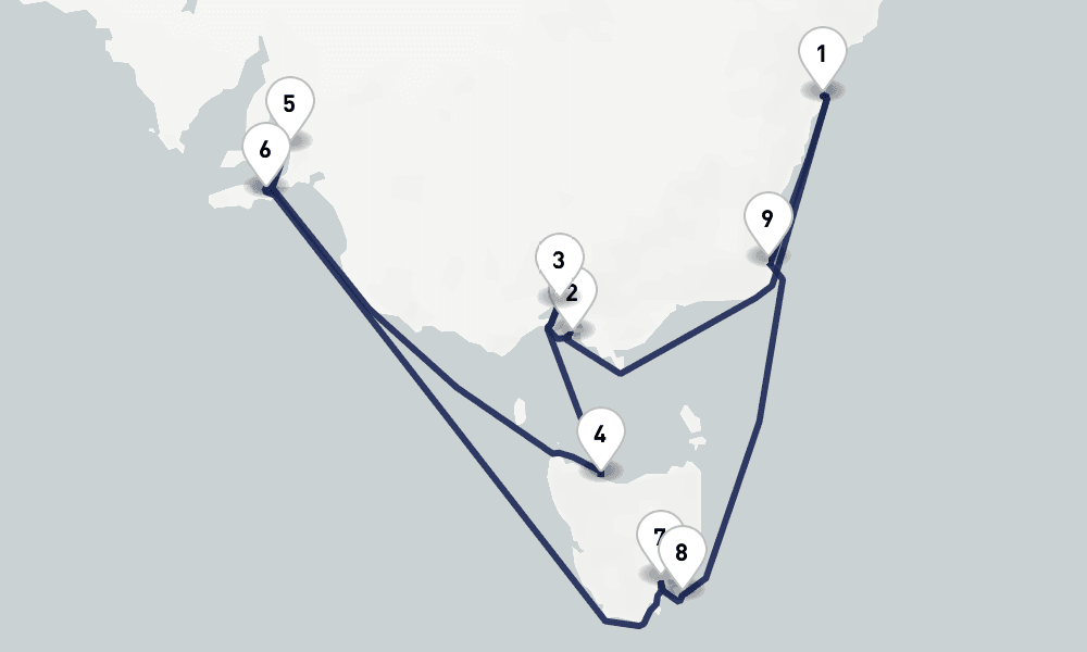 14 days, round-trip South Australia Discovery Holiday 15日間