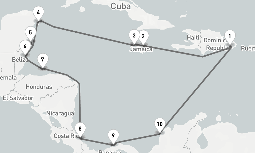 14 days, round-trip - Best Of Mittelamerika - AbBis La Romana 15日間