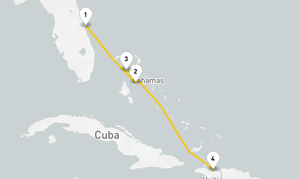 9 days, round-trip Eastern Caribbean Perfect Day 10日間