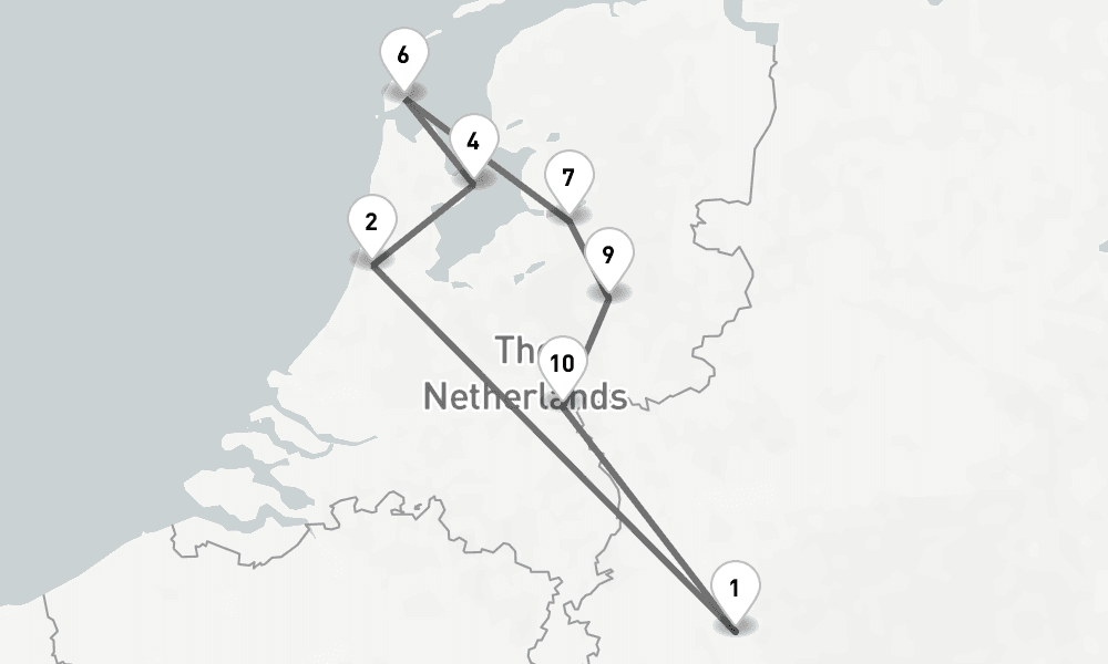 7 days, round-trip Rhine 8日間