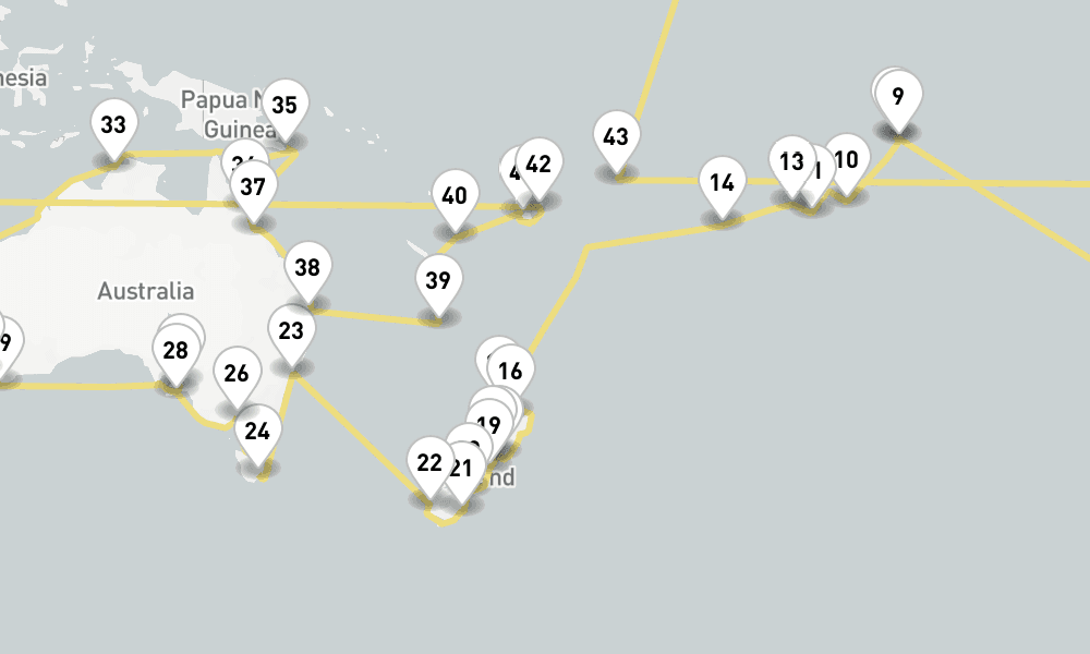 145 days, round-trip World Cruise Australia South Pacific Panorama 146日間