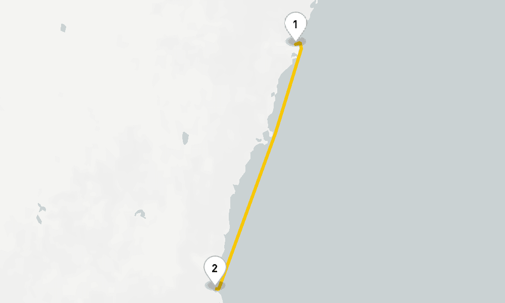 3 days, round-trip South Coast Getaway 4日間