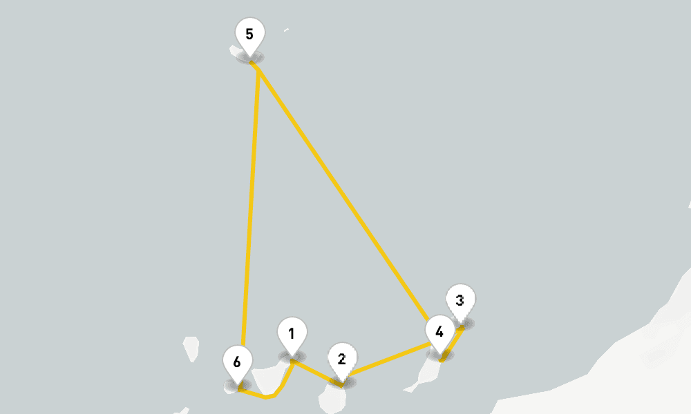 7 days, round-trip Canarian Flavours 8日間