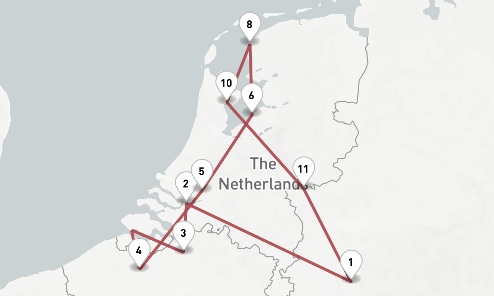 9 days, round-trip Rhine 10日間