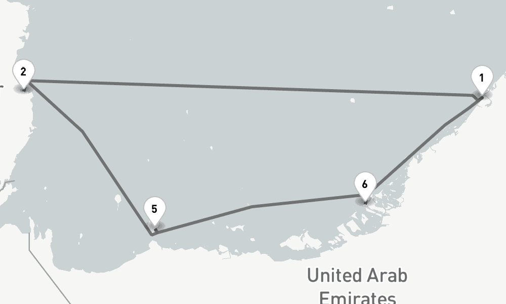 7 days, round-trip - Zauber Des Orients - AbBis Dubai 8日間