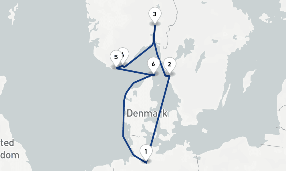8 days, round-trip Norwegian Fjords 9日間