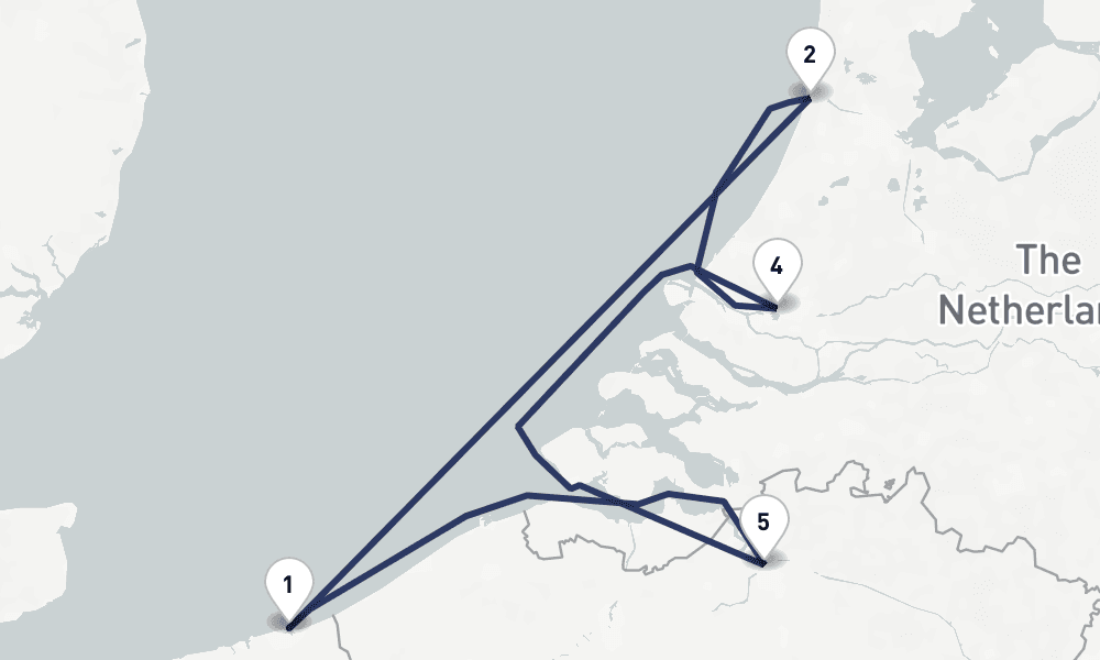 5 days, round-trip 5 Nuit Fecirctes des Tulipes 6日間