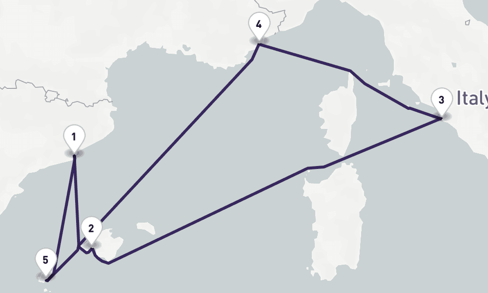 7 nights / 8 days, Barcelona Round trip