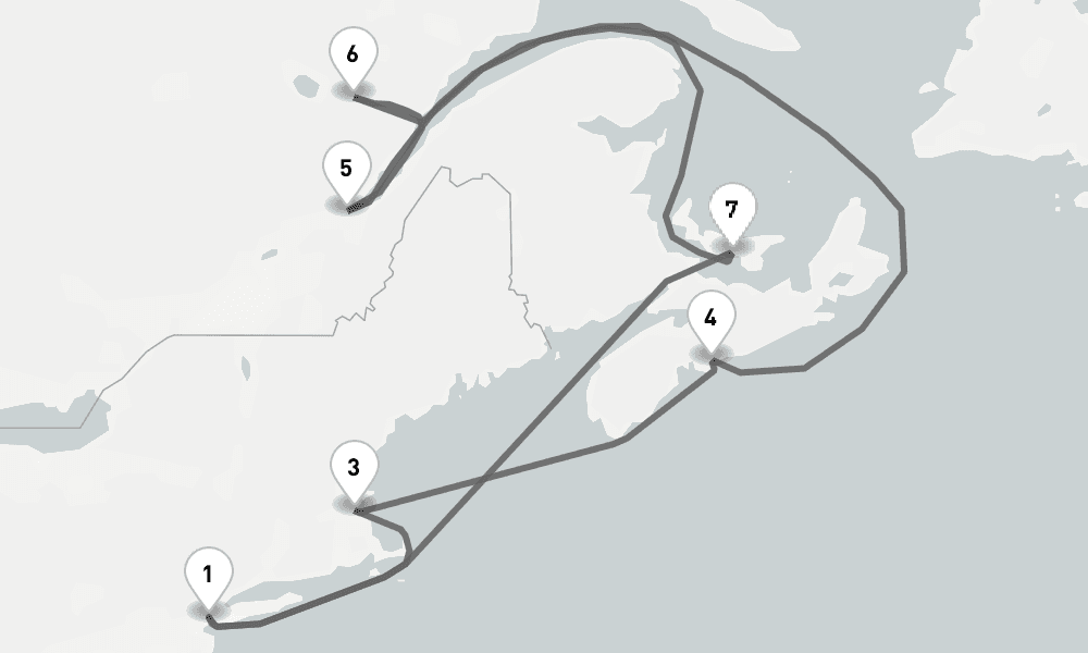 14 days, round-trip - Ostkuste Der Usa Und Kanada - AbBis Bayonne 15日間