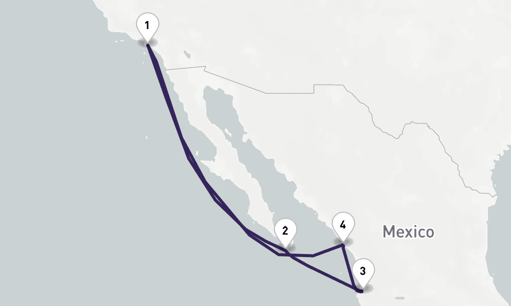 7 days, round-trip Mexican Riviera Halloween Cruise 8日間