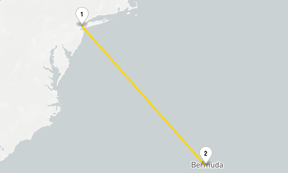 5 days, round-trip Bermuda 6日間