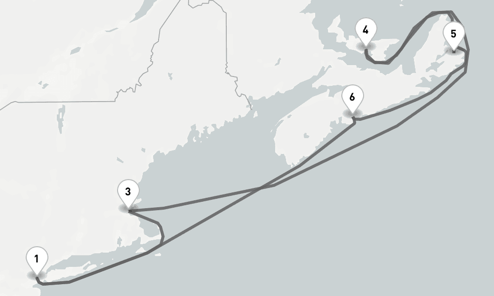 10 days, round-trip - Neuengland Und Kanada - AbBis Bayonne New York 11日間