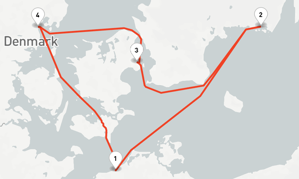 4 nights / 5 days, Warnemunde (Rostock, Germany) Round trip