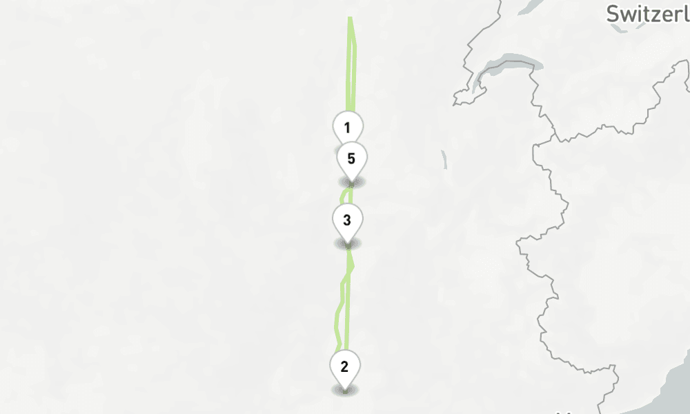 4 nights / 5 days, Lyon Round trip