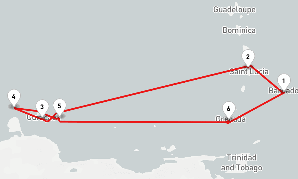 7 days, round-trip Exotic Islands 8日間