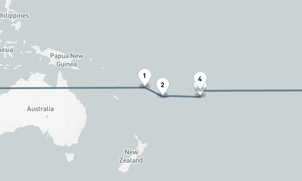 10 days, round-trip Azure Islands Lautoka To Lautoka 11日間