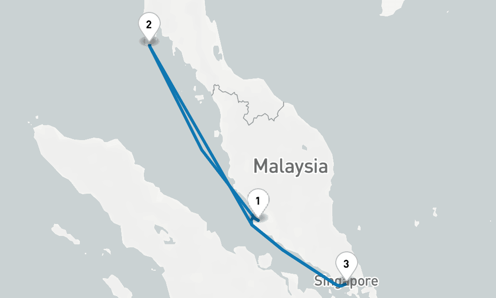 4 days, round-trip Phuket - Singapore Cruise 5日間