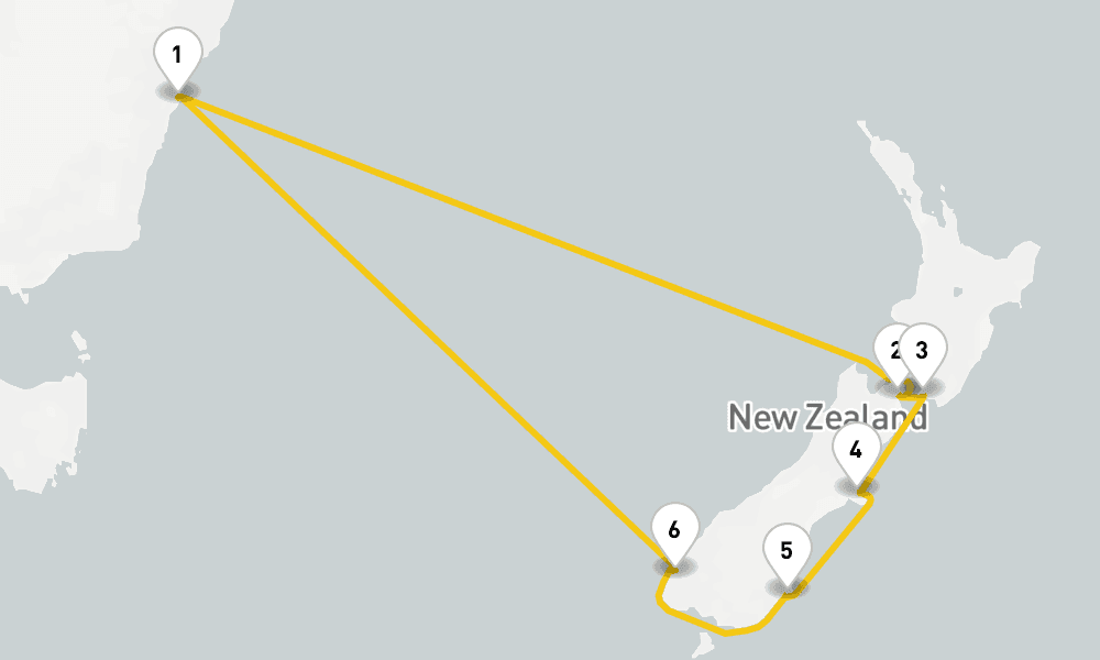 10 days, round-trip New Zealand Cruise 11日間