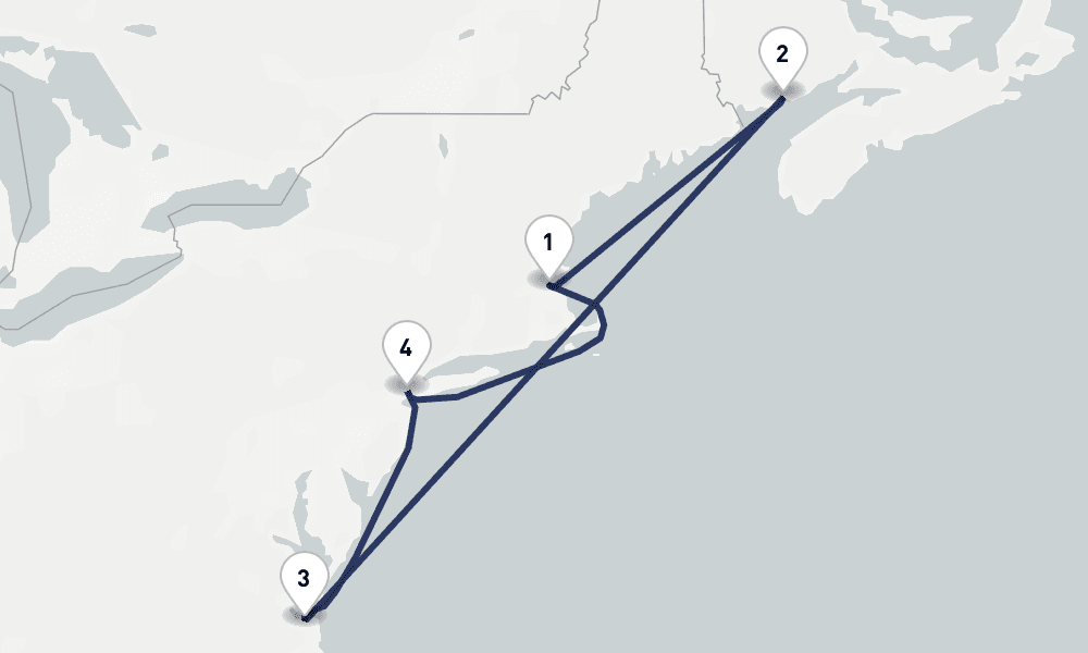 7 days, round-trip Americas 250Th Celebration Stars Stripes Voyage 8日間
