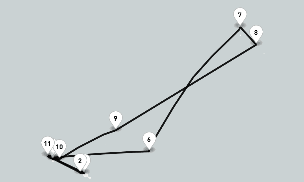 14 days, round-trip Papeete Tahiti To Papeete Tahiti 15日間