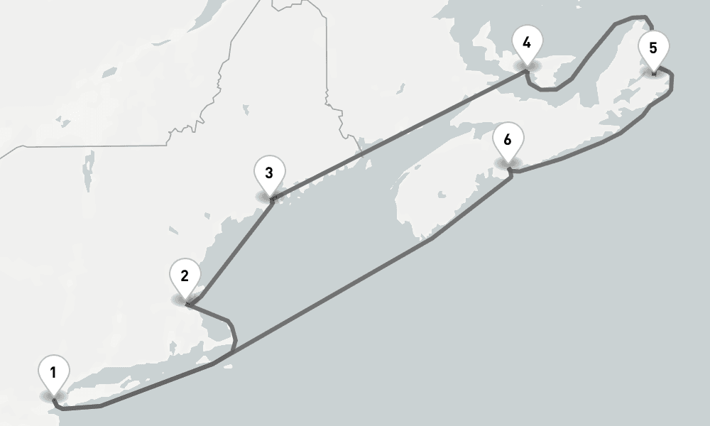 11 days, round-trip - Neuengland Und Kanada - AbBis Bayonne 12日間