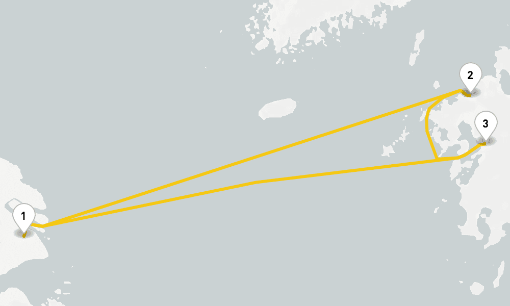 5 days, round-trip Fukuoka Kumamoto Cruise 6日間