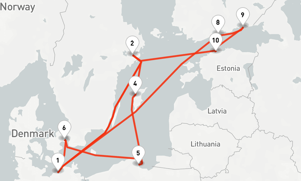 14 days, round-trip Highlights der Ostseekuste ab Warnemunde 15日間