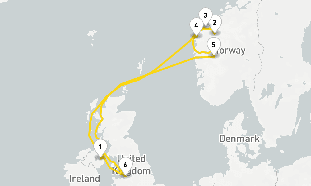 11 days, round-trip Fjordland Escapes Nordic Traditions 12日間