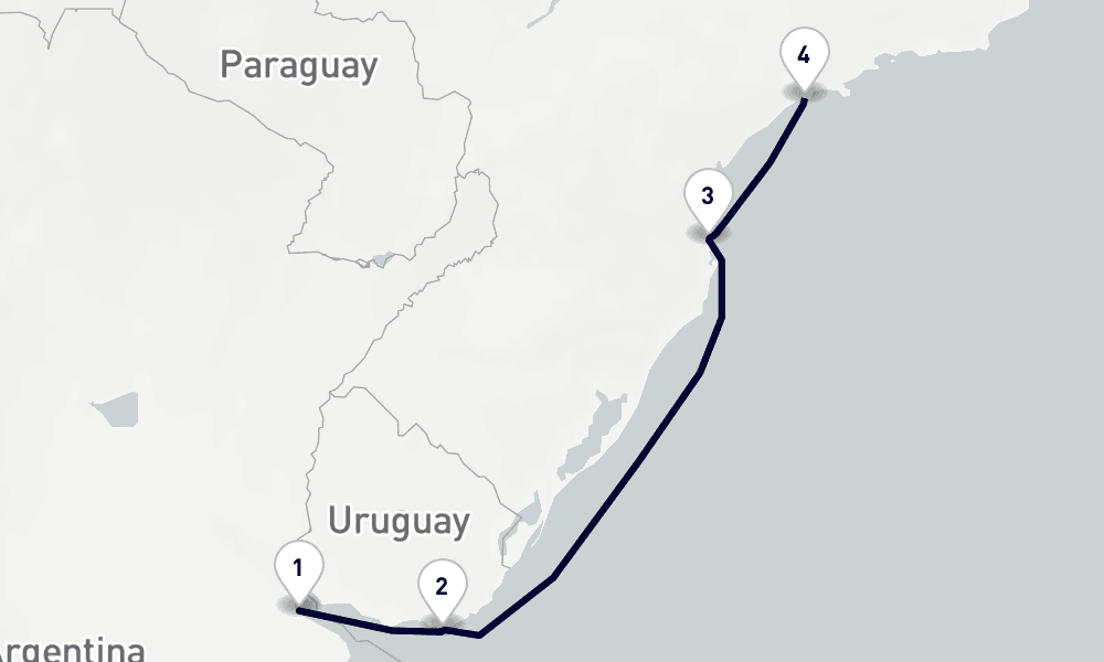 8 days, round-trip South America 9日間