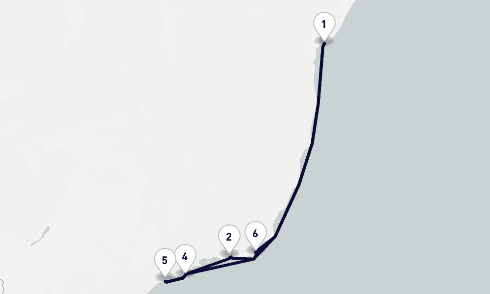 7 days, round-trip South America 8日間