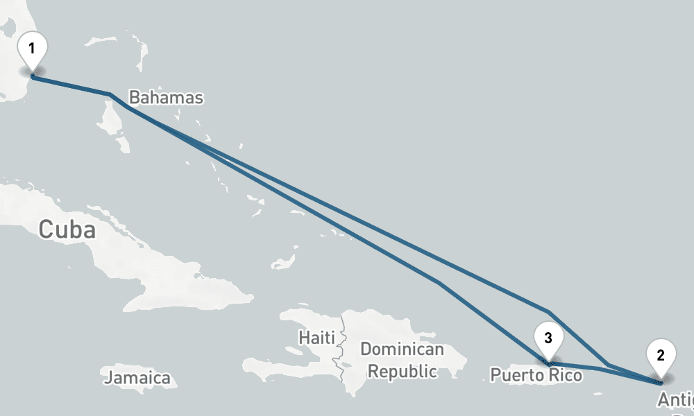 7 days, round-trip The Rock Boat XXV 8日間