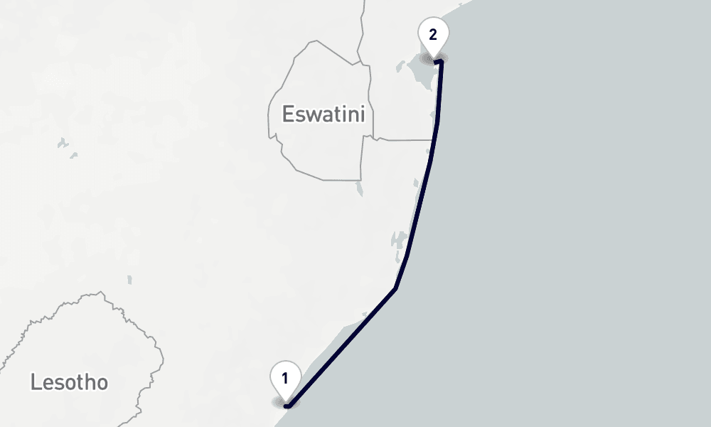 3 days, round-trip South Africa 4日間