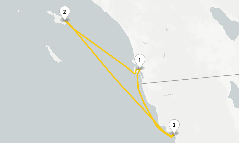 4 days, round-trip Catalina Ensenada Cruise 5日間