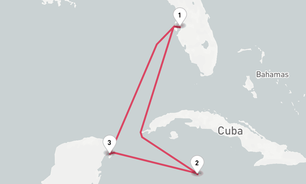 5 nights / 6 days, Tampa (Florida) Round trip